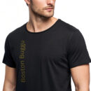 Men’s Longline Curved T-shirt plain Black design
