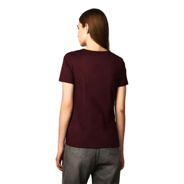 Women Luxury T-shrit Teddy Buggu Design  Maroon Colour - Image 3