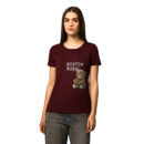 Women Luxury T-shrit Teddy Buggu Design  Maroon Colour